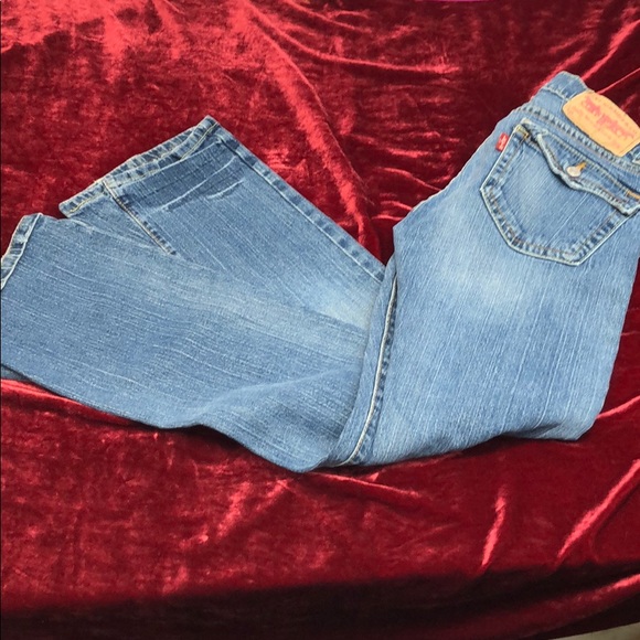 levi's 504 slouch flare jeans